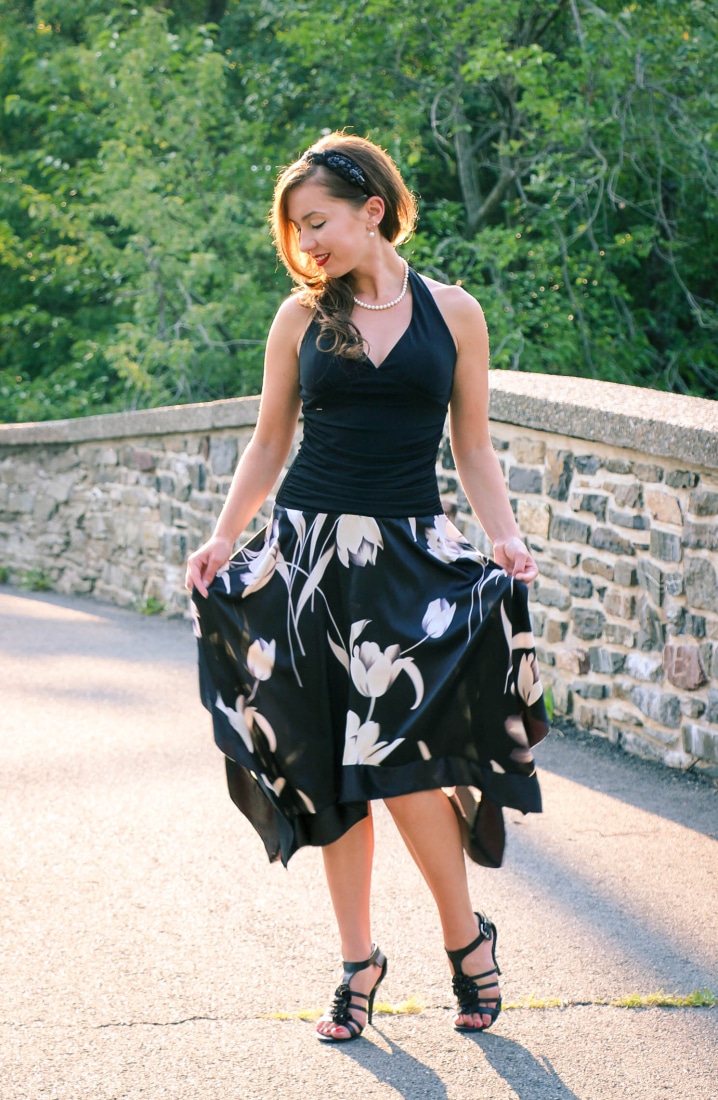 Floral skirt