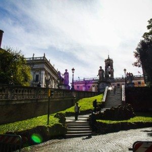 Near Altare della Patria...better known as "the Wedding Cake"