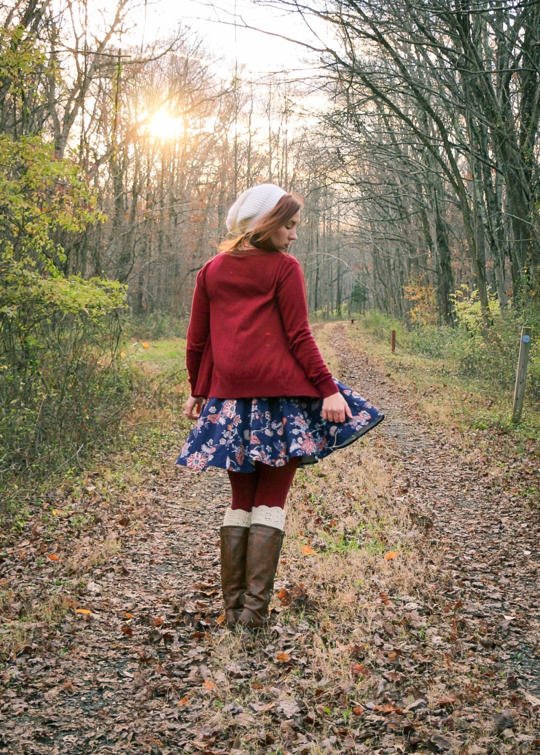 Closet skater dress back