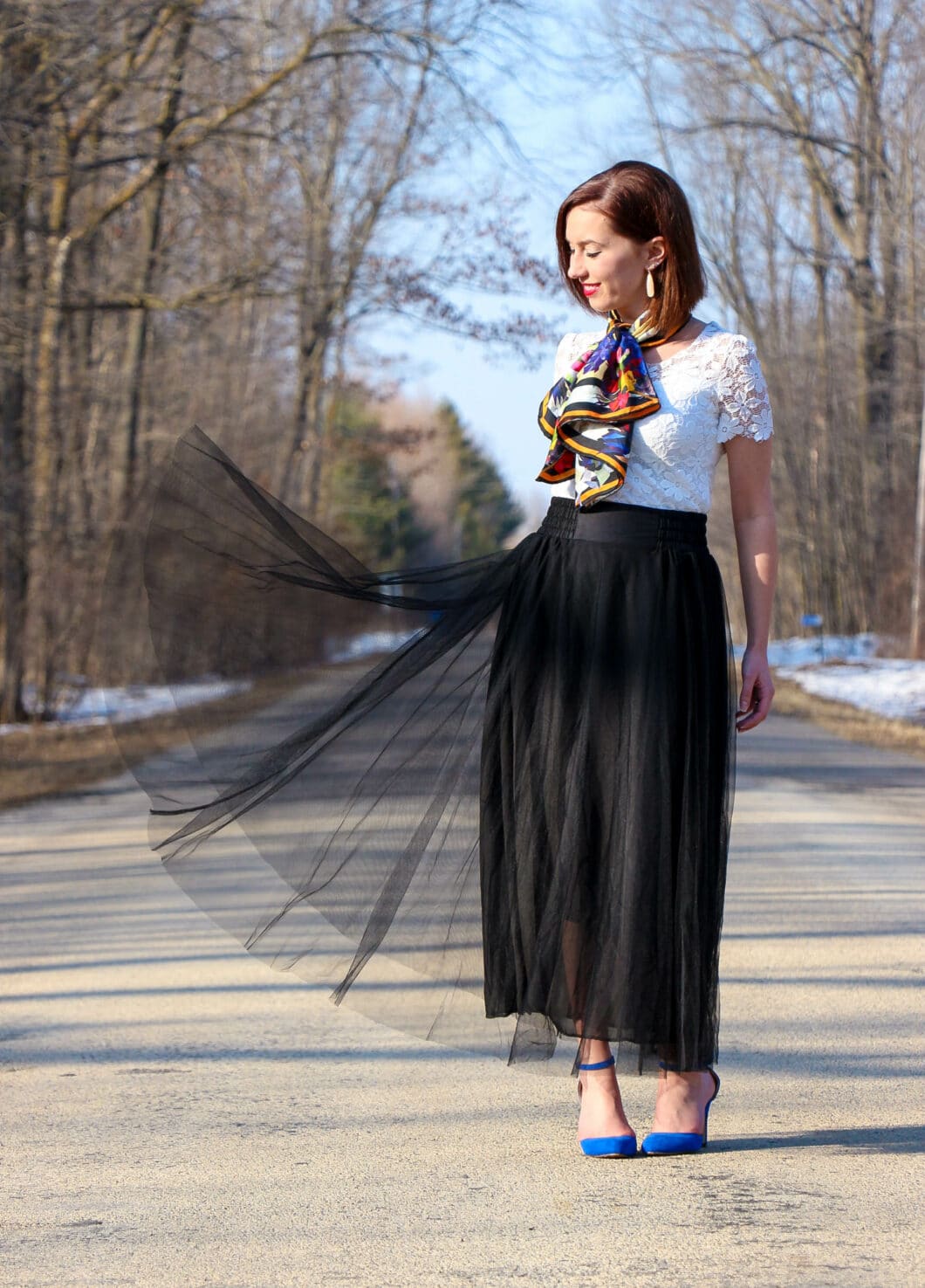 Newchic tulle skirt