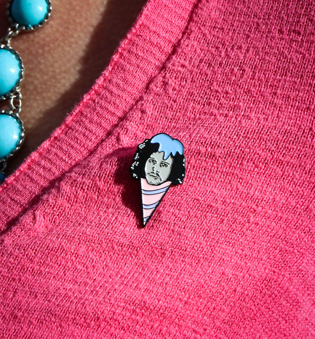 Jon Snow Snow Cone Pin 