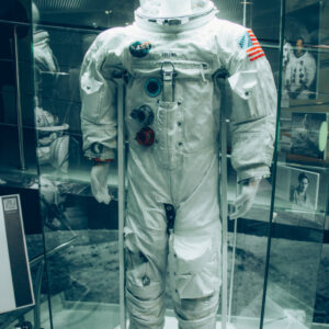 Michael Collins' space suit from the Apollo 11 mission.