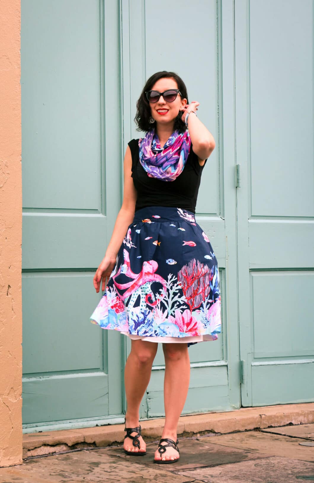 ModCloth marine bio skirt