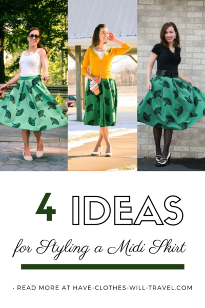 Outfit Remix – 1 Midi Skirt, Styled 4 Different Ways