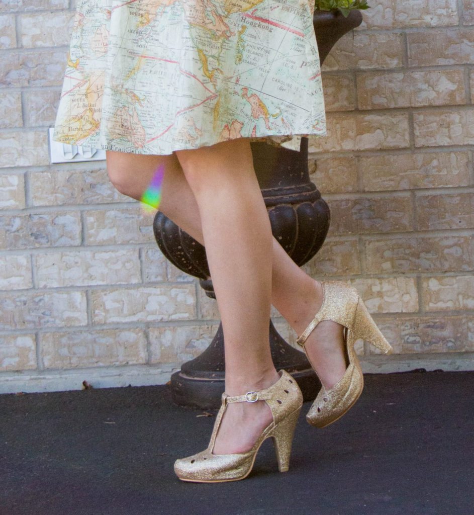 Map of the world skirt ModCloth