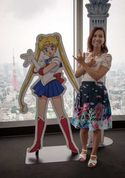 sailor moon exhibit