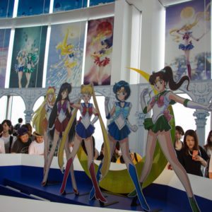 sailor moon exhibit