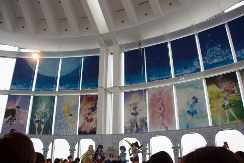 sailor moon exhibit