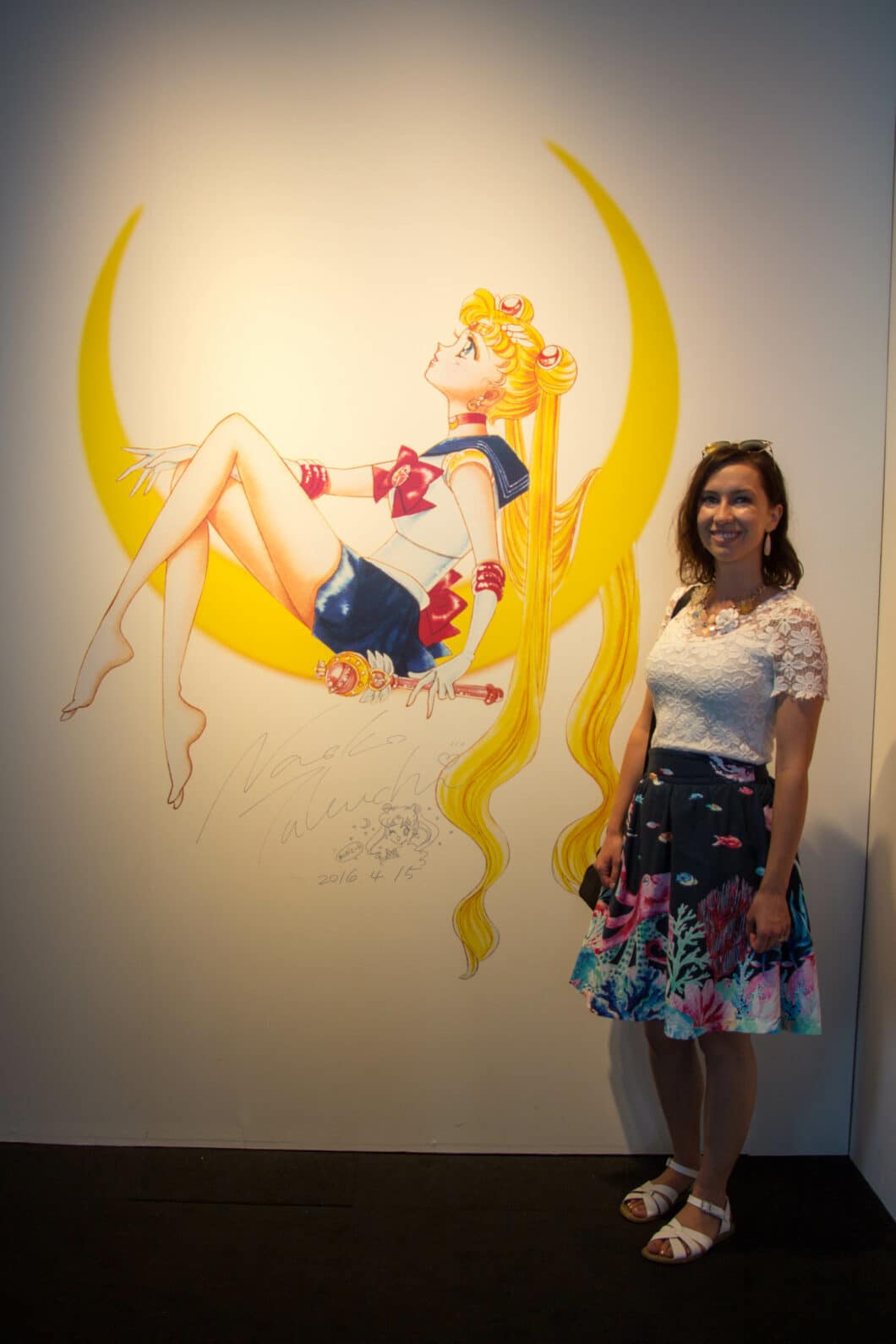 sailor moon exhibit