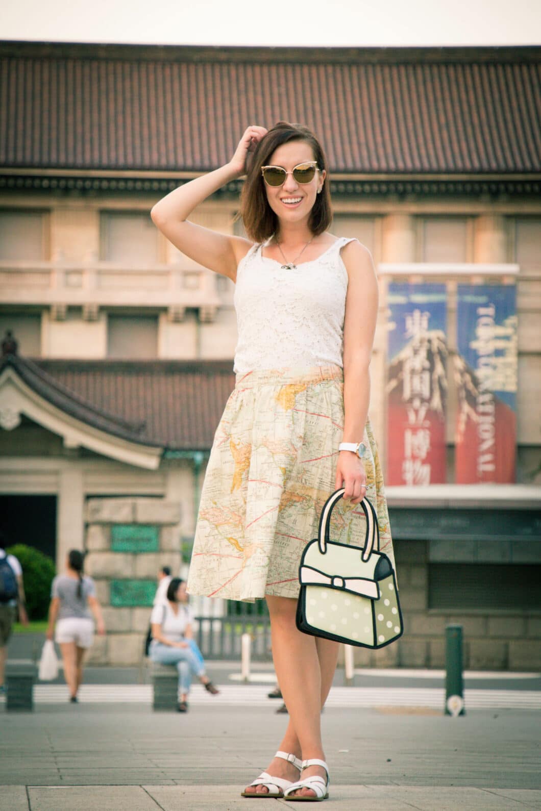 ModCloth map skirt