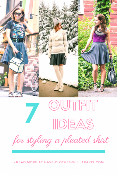 Outfit Remix – 1 Pleated Skirt Styled 7 Ways