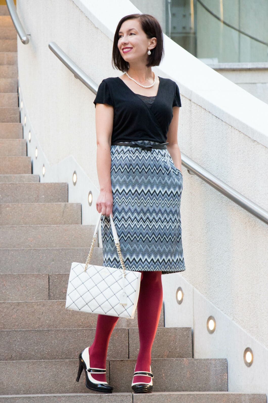 MODCLOTH DRESS - KATE SPADE BAG