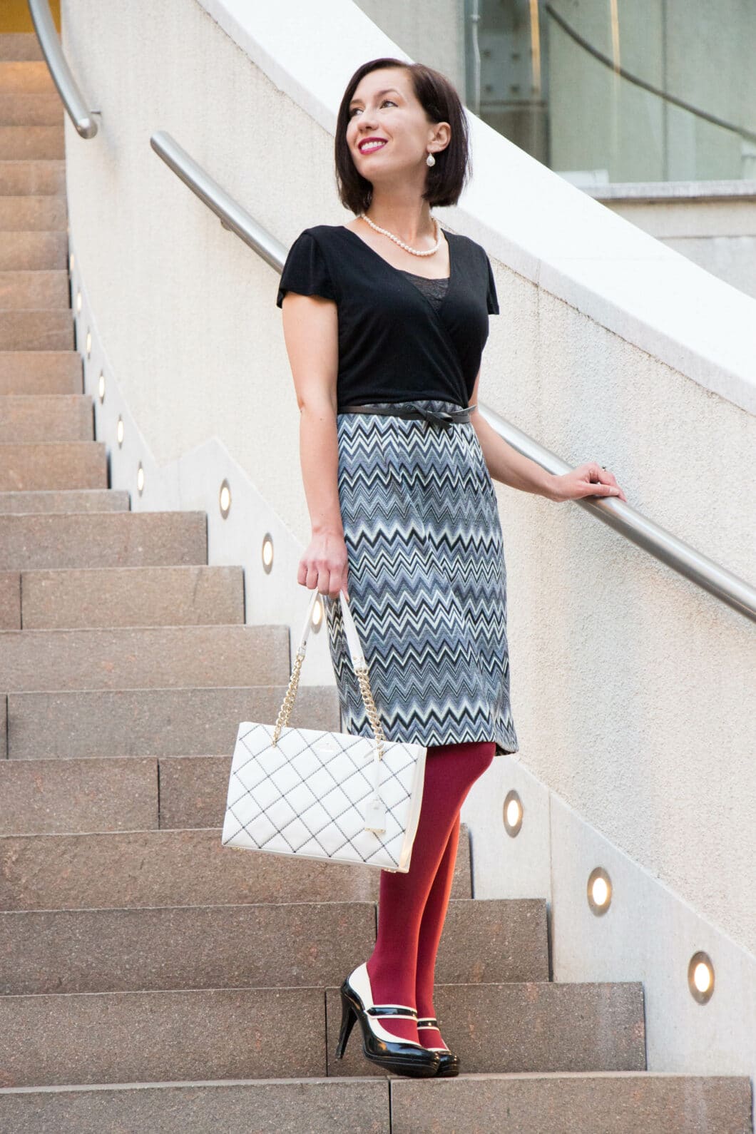 MODCLOTH DRESS - KATE SPADE BAG