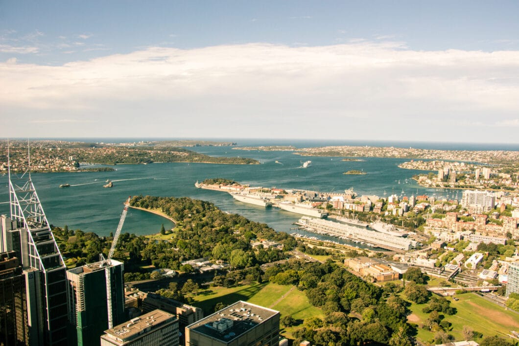 sydney sky tower view