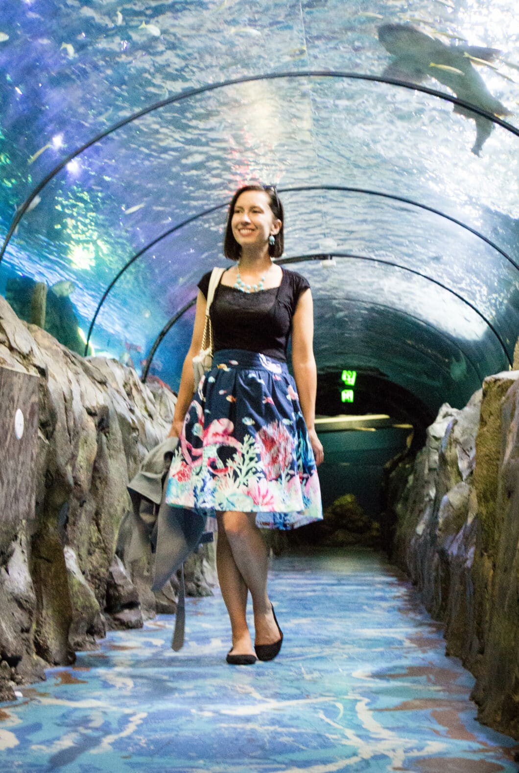 marine bio modcloth skirt