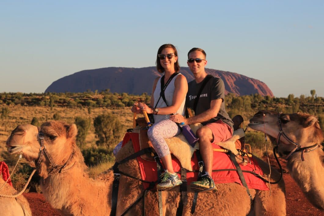 camel ride uluru