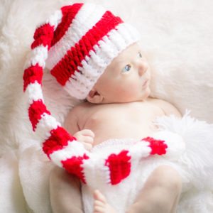 henry christmas newborn photos