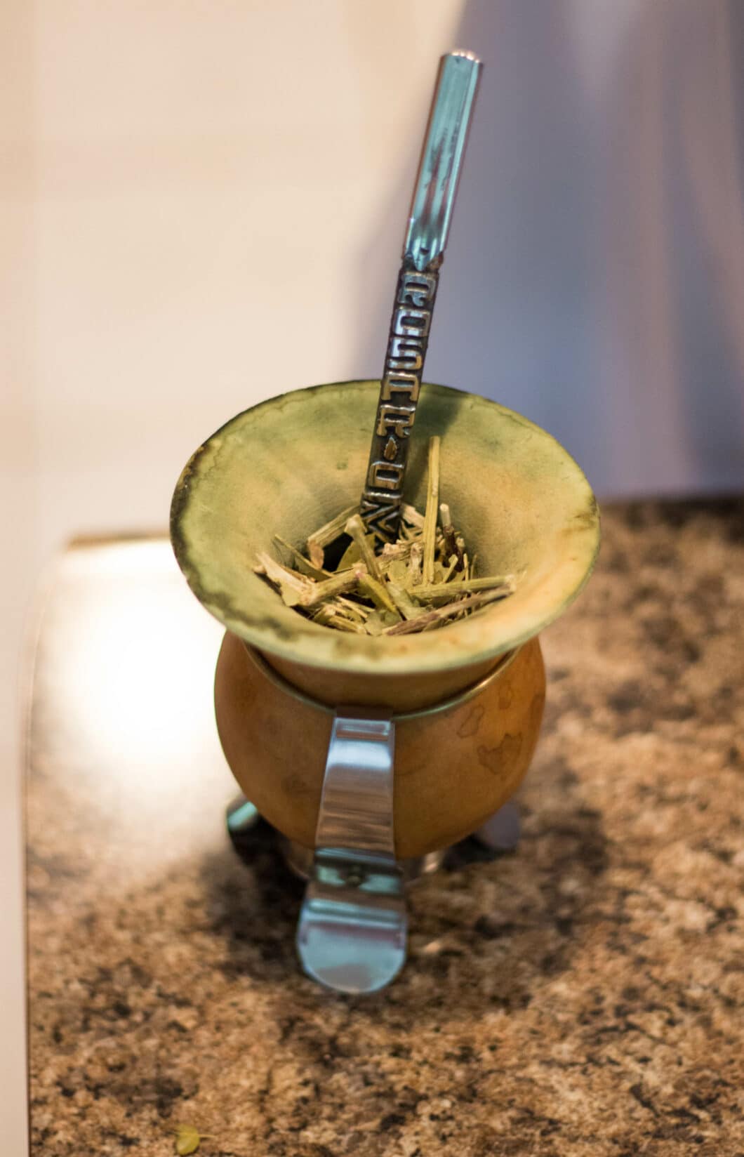 Mate gourd and bombilla