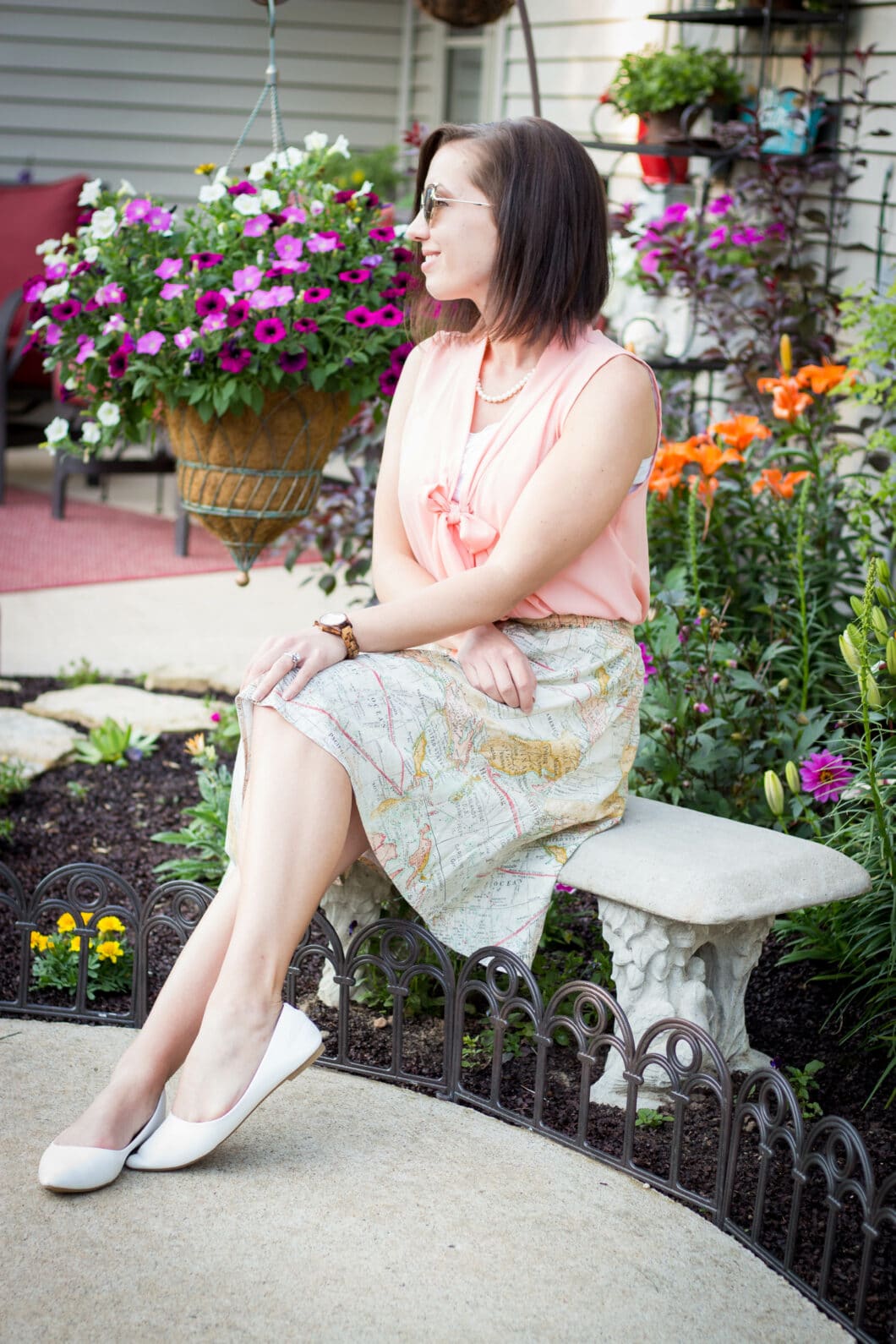 modcloth map skirt