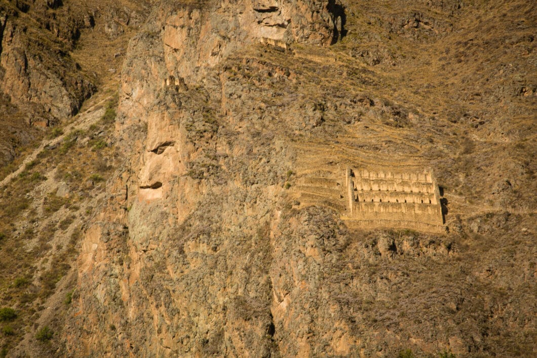 Old man face in Ollantaytambo