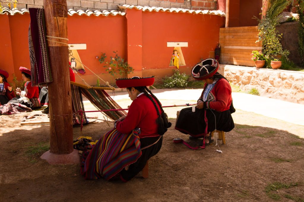 Alpaca wool making process