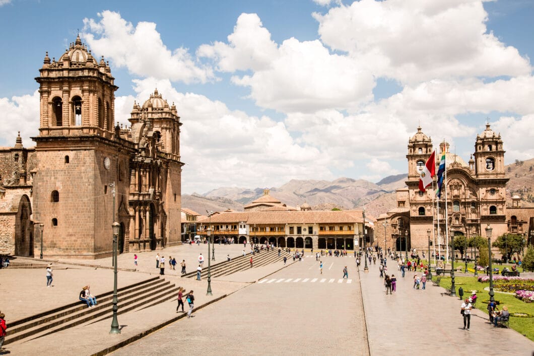 Plaza de Armas in Cusco, Peru.