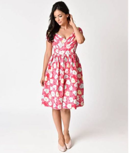 candy heart dress