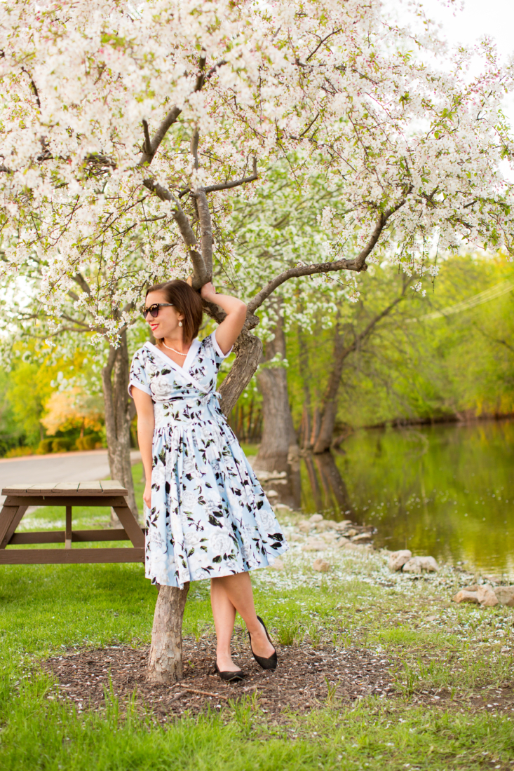 Unique Vintage floral dress