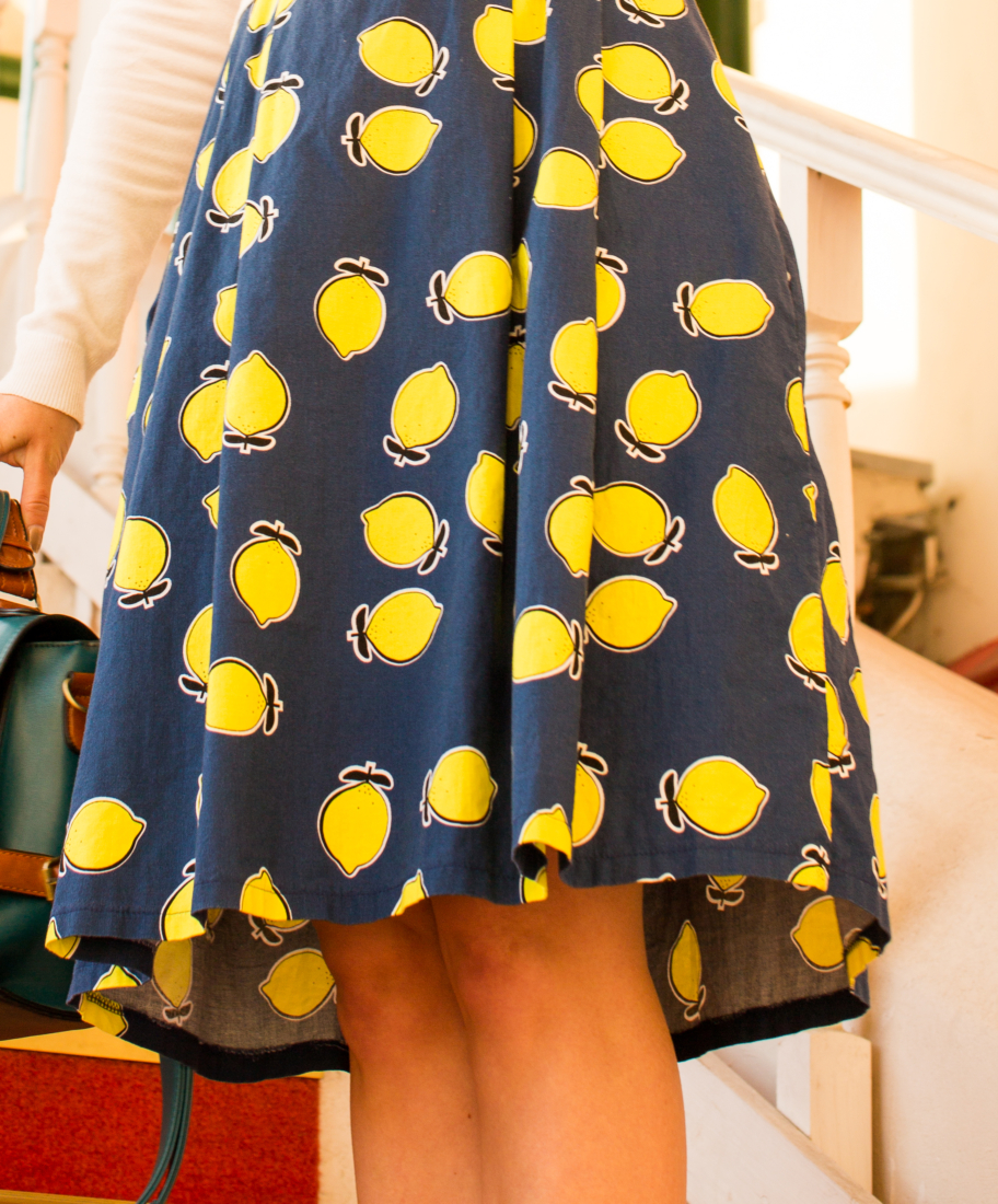 Styling a Lemon Print Dress