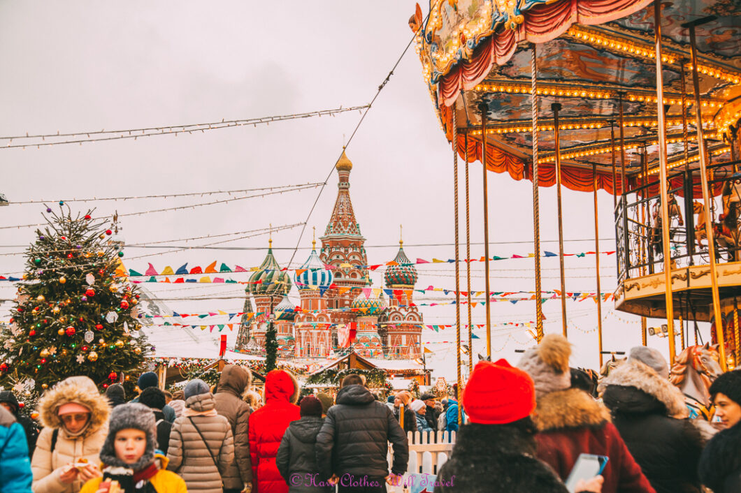 Magical Photos of Christmas in Moscow, Russia