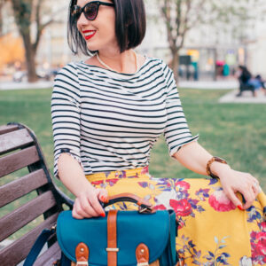 Teal Vintage Style Bag by ModCloth