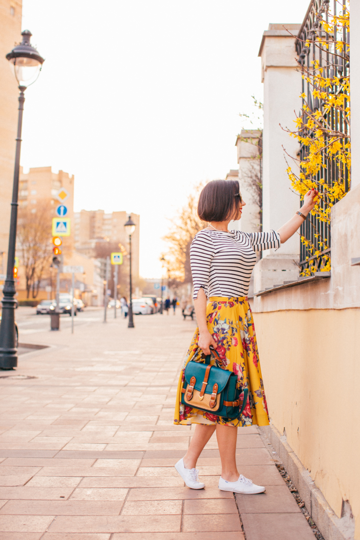 Pattern & Print Mixing - How to Wear Stripes & Florals Together 