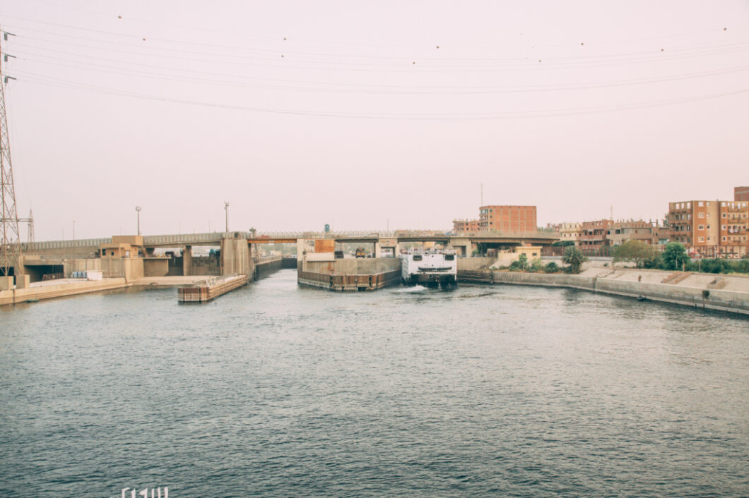 View from the Amwaj Living Stone while cruising on the Nile.