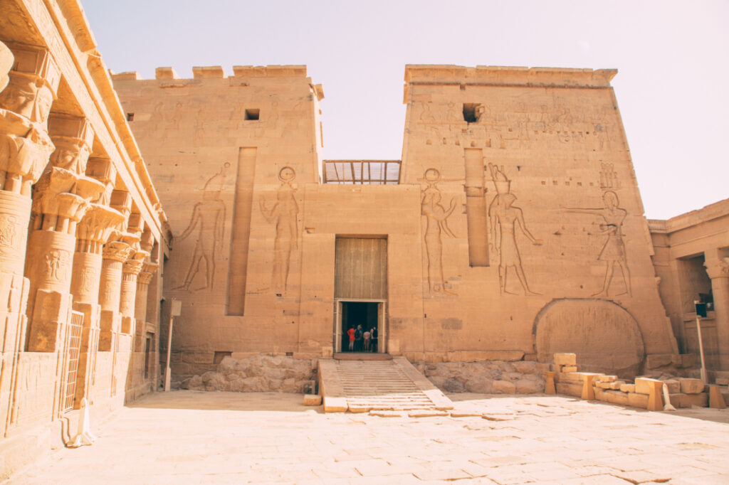 Temple of Isis in Aswan, Egypt.