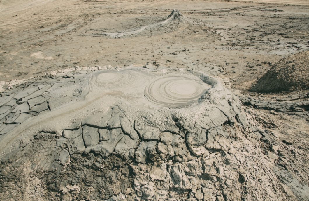 Gobustan mud volcanoes