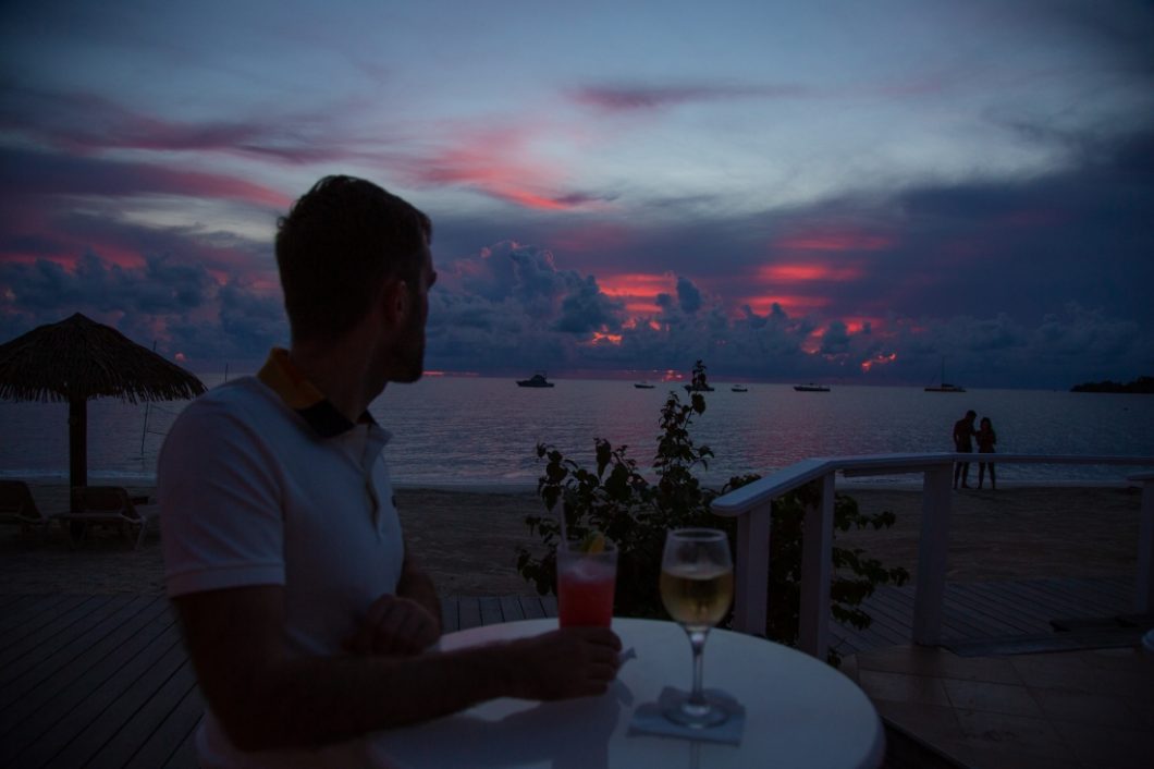 Sandals Negril sunset