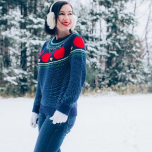 ModCloth Apple sweater