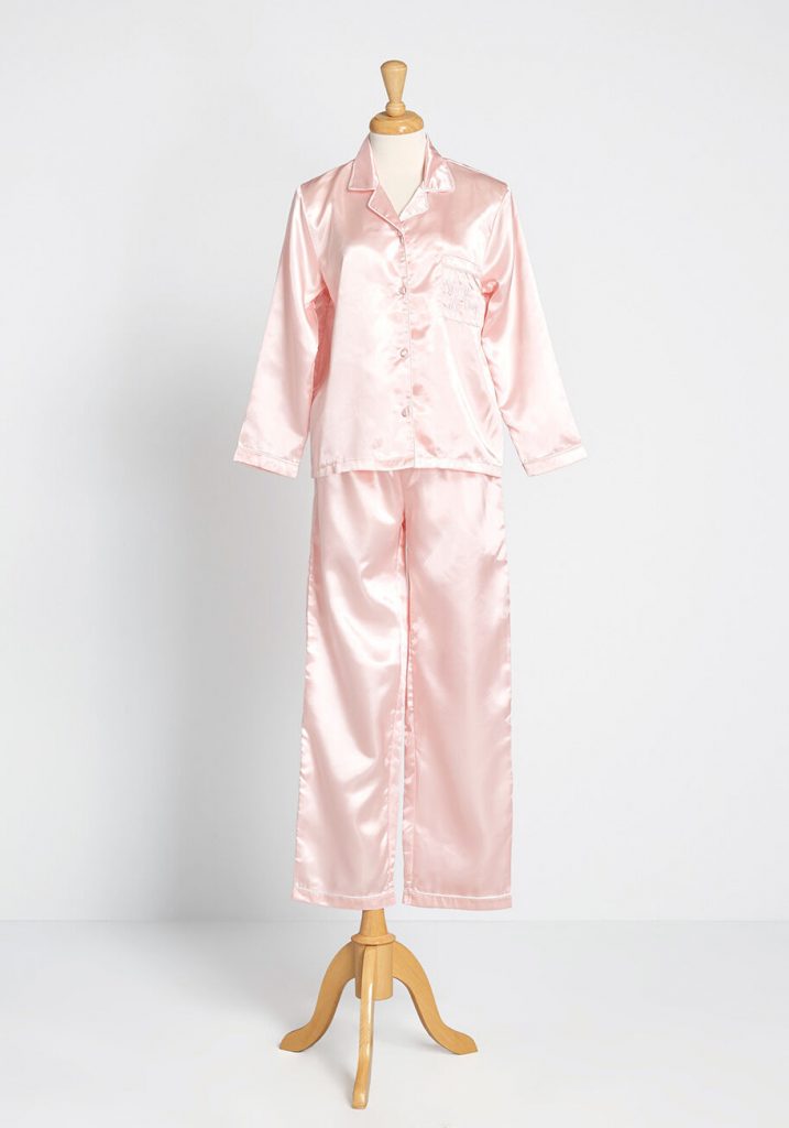 Sleep All Day Satin Pajamas