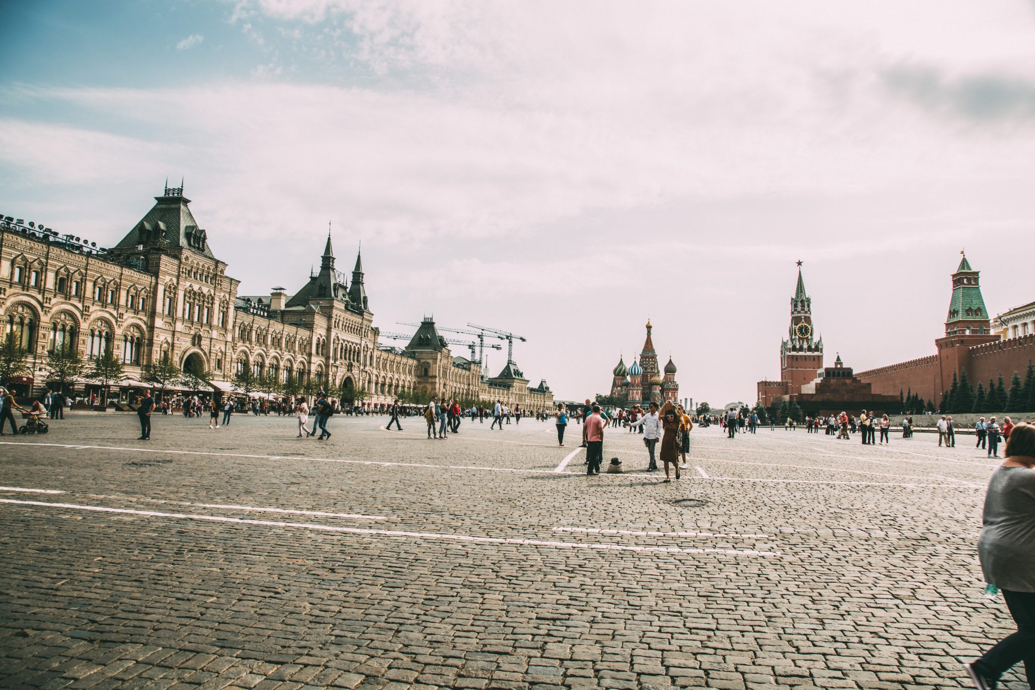 The Red Square in Moscow, Russia