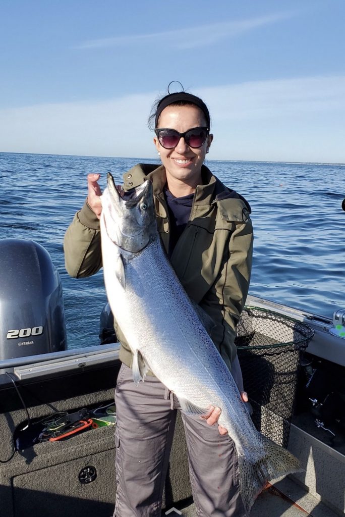 King salmon out of Door County Wisconsin