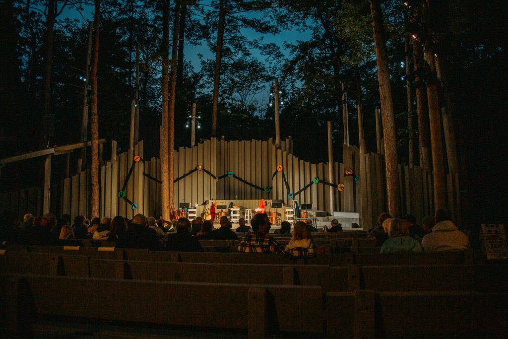 The outdoor Northern Sky Theater in Fish Creek.