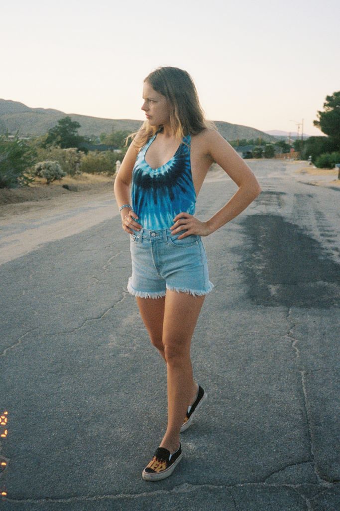 Urban Renewal Recycled Tie-Dye Halter Top