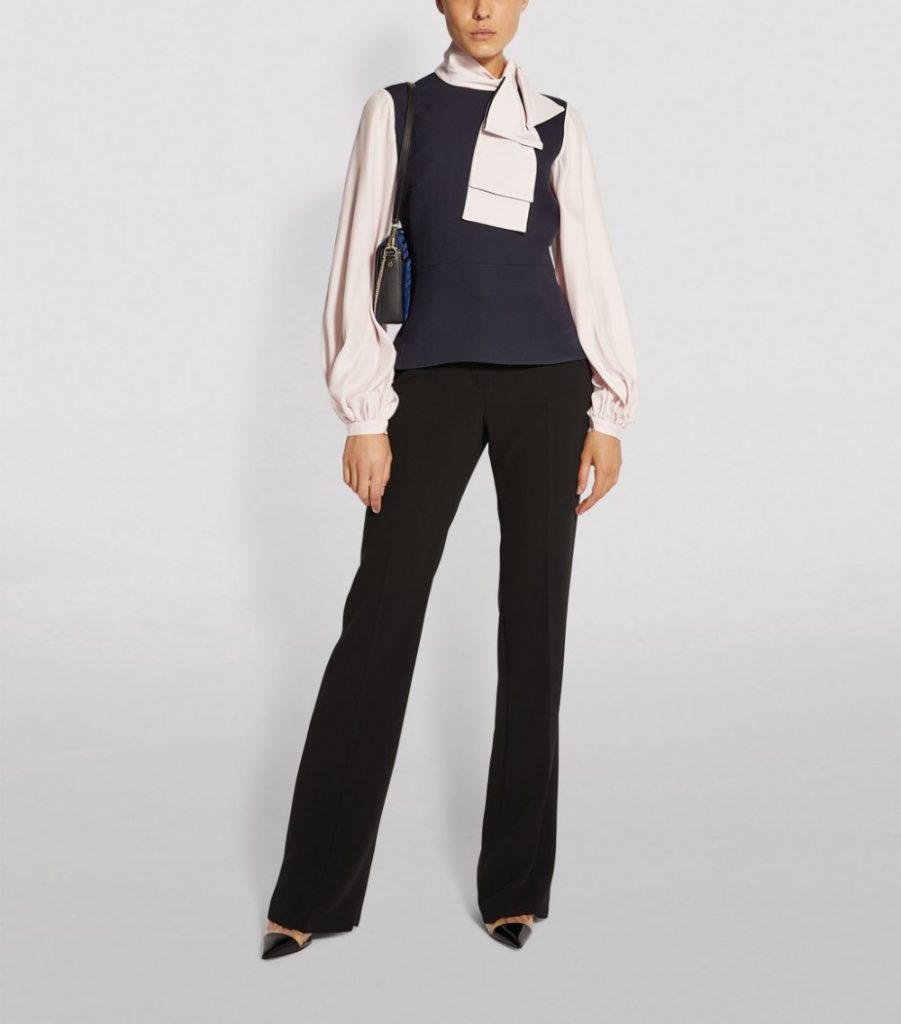 ROKSANDA Megalia Two-Tone Blouse