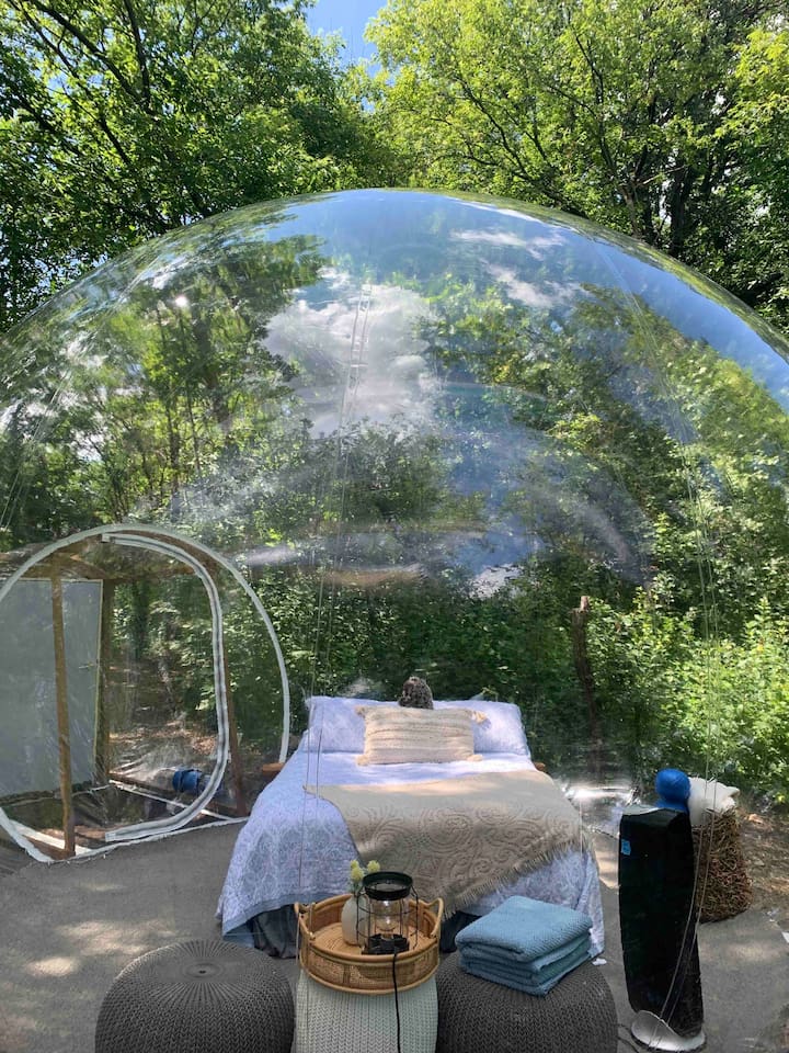 Star Gazing Bubble Camp.