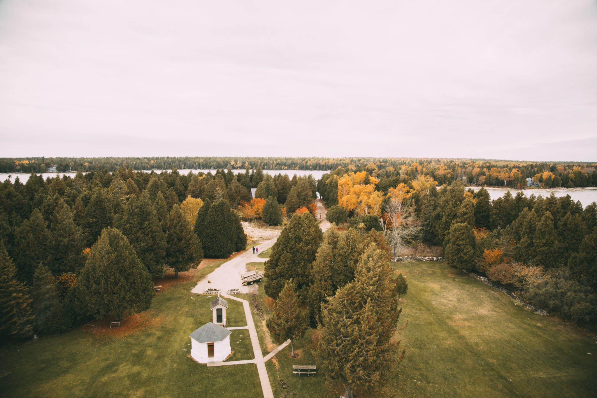 View from The Cana Island Lighthouse