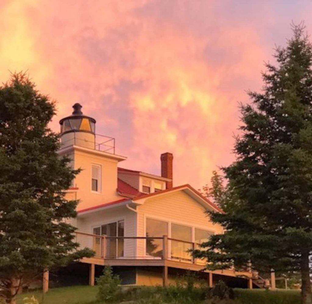 Stunning 1850's Eagle River Lighthouse