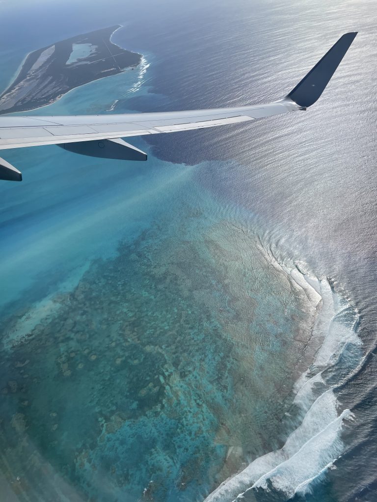 Arriving to Turks and Caicos