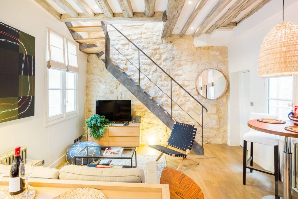 Bohemian Chic Duplex In Saint Germain