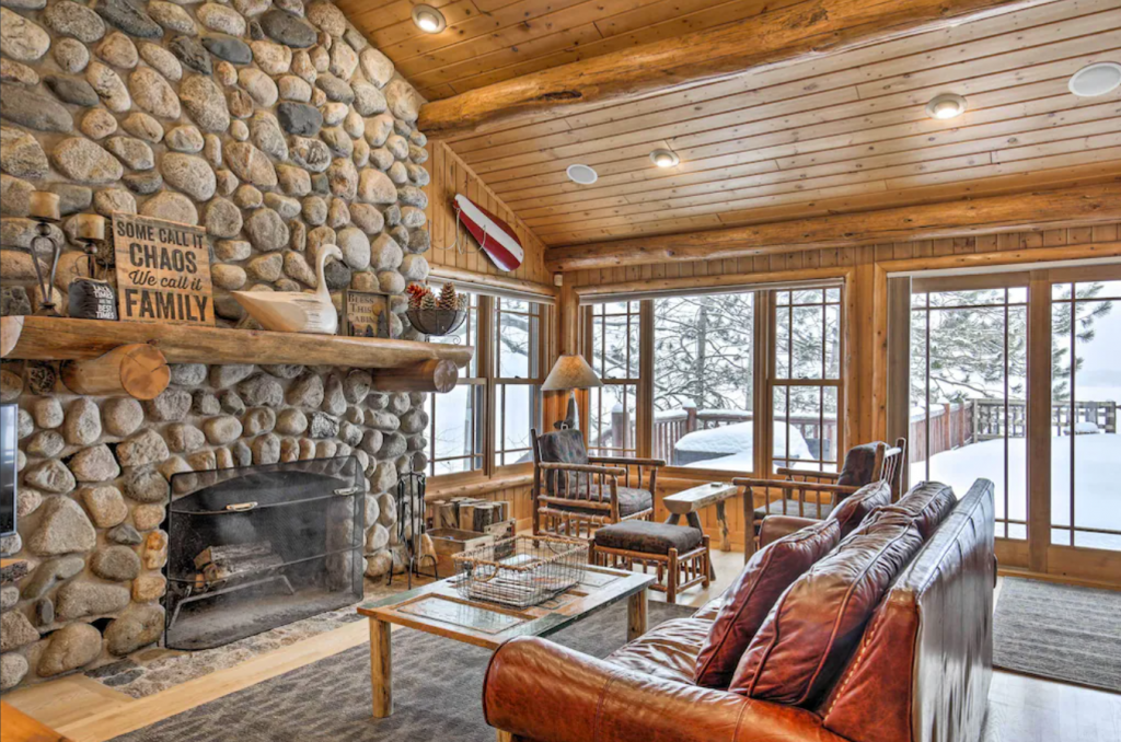 Lakefront cabin at Lac Courte Oreilles Lake