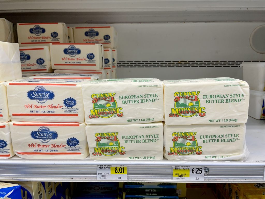 Butter Grocery Prices in Turks and Caicos